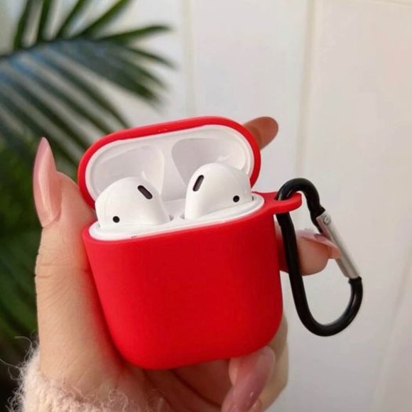 Red silicone case for AirPod 1/2/3 - Picture 2 of 2
